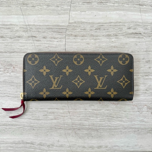 Louis Vuitton Clémence Wallet (Fuchsia) - Picture 6 of 16